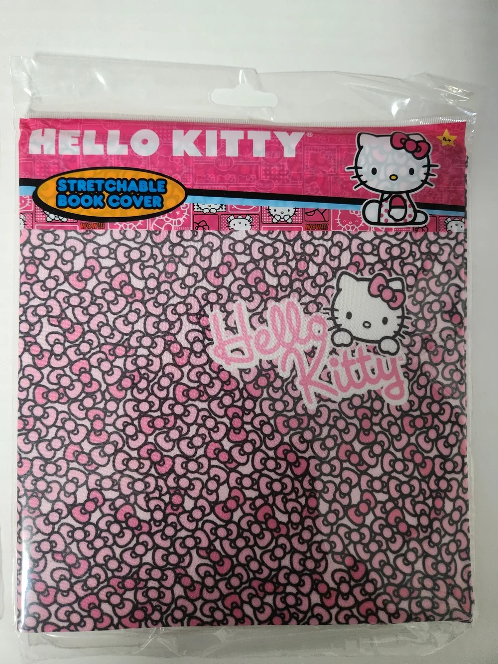 Hello Kitty Pink Patterned Stretch Book Covers - Set of 2